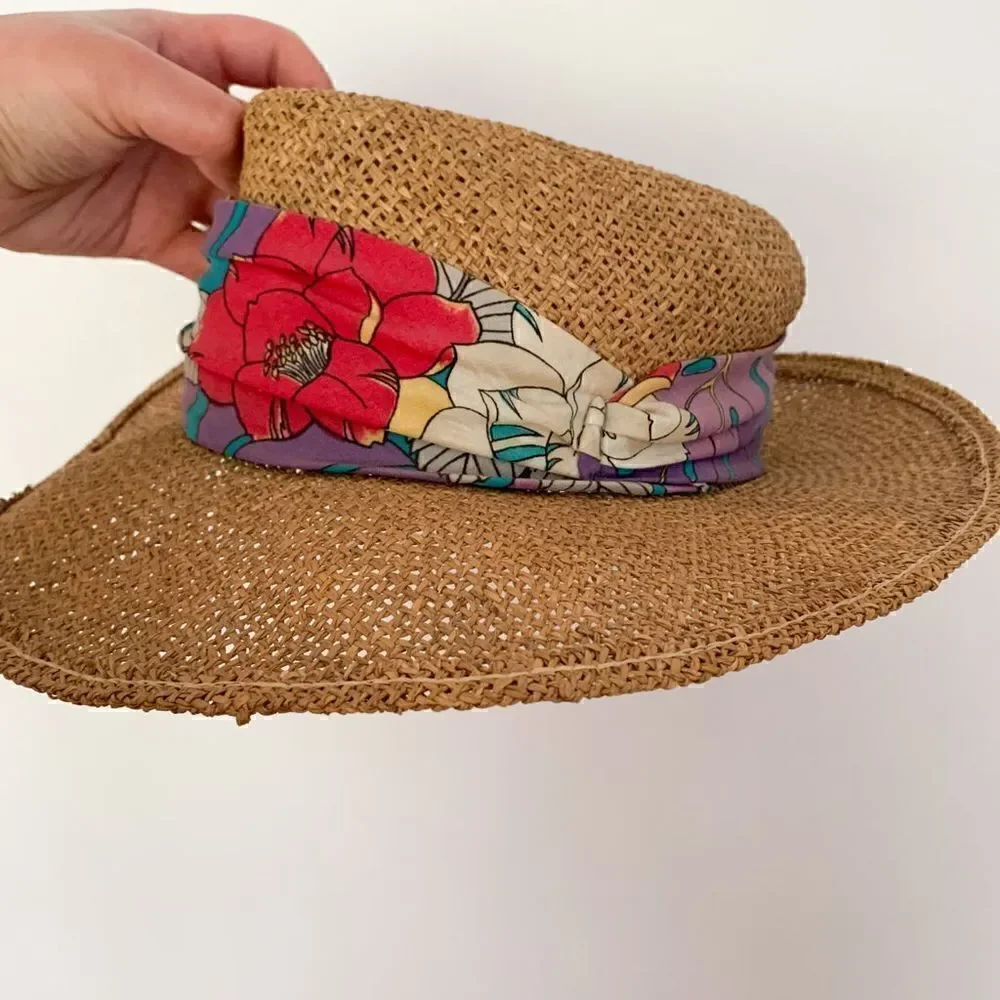 Vintage straw Panama hat